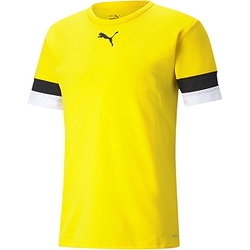 Puma Teamrise Maillot Manches Courtes Hommes - Jaune