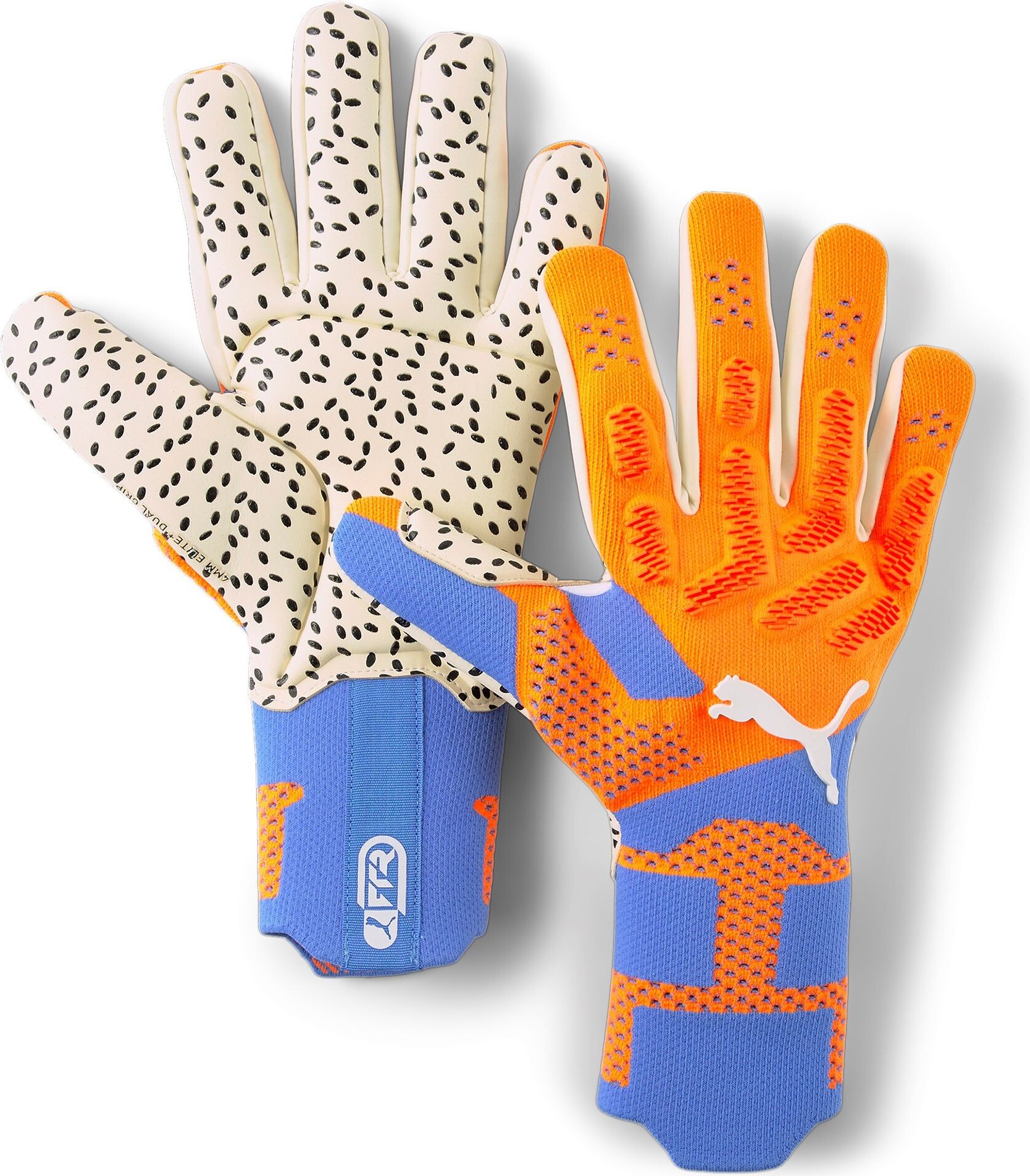Ensemble de 12 paires de gants de protection orange en 58% de