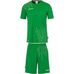 Uhlsport Score 26 Kurzarm-Fußballset Kinder - Grün / Weiß