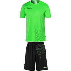 Uhlsport Score 26 Ensemble De Foot À Manches Courtes Hommes - Vert Fluo / Noir