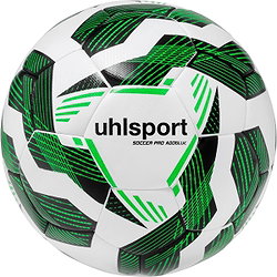 Uhlsport Soccer Pro Addglue (Sz. 3) Trainingsbal - Wit / Zwart / Fluo Groen