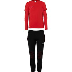 Uhlsport Save Set De Gardien De But Enfants - Rouge / Noir