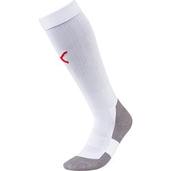 Puma Teamliga Voetbalkousen - Wit / Rood