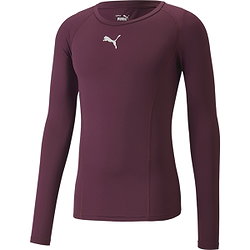 Puma Liga Baselayer Maillot Manches Longues Hommes - Bordeaux