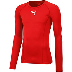 Puma Liga Baselayer Shirt Lange Mouw Kinderen - Rood