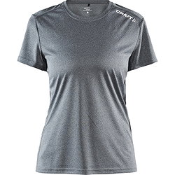 Craft Rush T-Shirt Running Femmes - Gris Foncé Mélange
