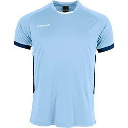 Stanno First First Maillot Manches Courtes Enfants - Bleu Ciel / Marine