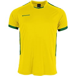 Stanno First First Maillot Manches Courtes Enfants - Jaune / Vert