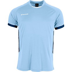 Stanno First First Shirt Korte Mouw Heren - Hemelsblauw / Marine