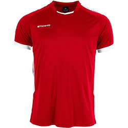 Stanno First First Maillot Manches Courtes Hommes - Rouge / Blanc