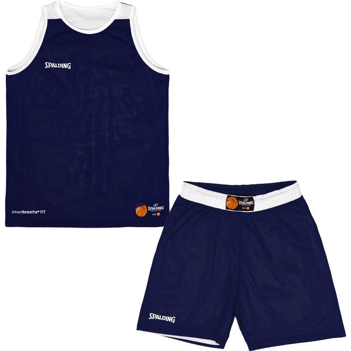 Short De Sport Spalding Move Pour Enfant - 100% Polyester - Maille Respirante - Taille élastique Avec Cordon - 5