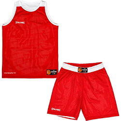 Spalding Double Face Reversible Basketbalset Kinderen - Rood / Wit