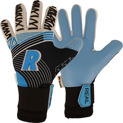 Real Pro Aqua Keepershandschoenen Heren - Marine / Lichtblauw