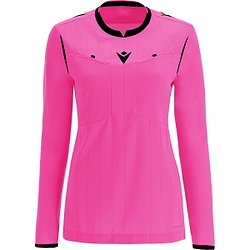 Macron Stephanie Schiedsrichter Trikot La Damen - Fluo-Pink / Schwarz