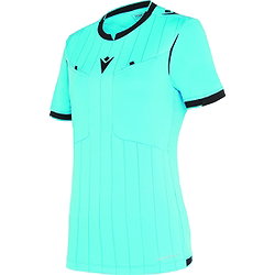 Macron Stephanie Maillot Arbitre Mc Femmes - Fluor Turquoise / Noir