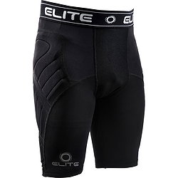 Elite Sport Body Shield Compression Short De Gardien Enfants - Noir