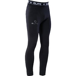 Elite Sport Compression Legging Pantalon De Gardien Enfants - Noir