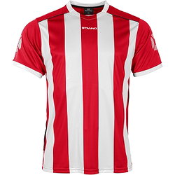 Stanno Brighton Shirt Korte Mouw Heren - Rood / Wit