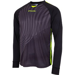 Stanno Vortex Maillot De Gardien Manches Longues Enfants - Noir / Jaune Fluo