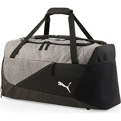Puma Teamfinal (Medium) Sporttasche Mit Seitlichen Nassfächern - Schwarz / Grau Meliert