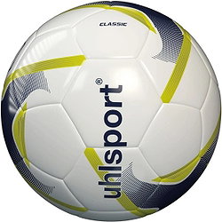 Uhlsport Classic (3) Ballon D'entraînement - Blanc / Jaune Fluo