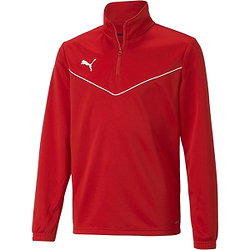 Puma Teamrise Ziptop Enfants - Rouge