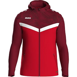 Jako Iconic Hoodie Heren - Rood / Bordeaux