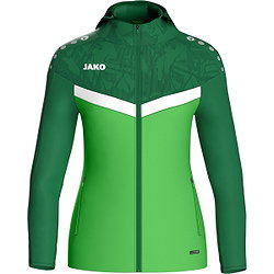 Jako Iconic Sweat À Capuche Femmes - Vert Tendre / Vert Sport