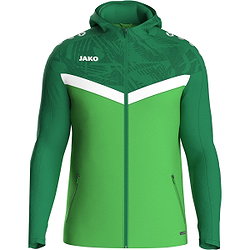Jako Iconic Hoodie Kinder - Soft Green / Sportgrün