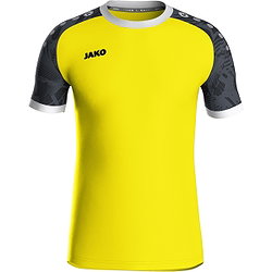 Jako Iconic Trikot Kurzarm Herren - Soft Yellow / Schwarz