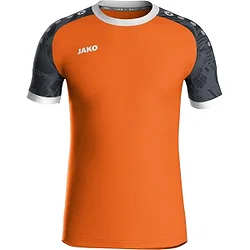 Jako Iconic Trikot Kurzarm Herren - Neonorange / Schwarz