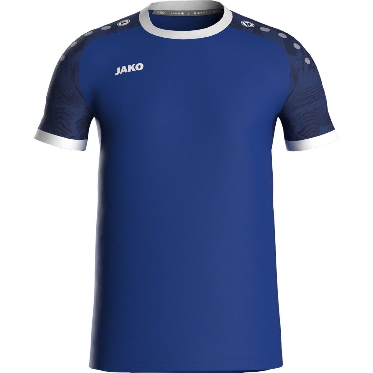 Jako Iconic Shirt Korte Mouw Voor Kinderen Sportroyal Marine