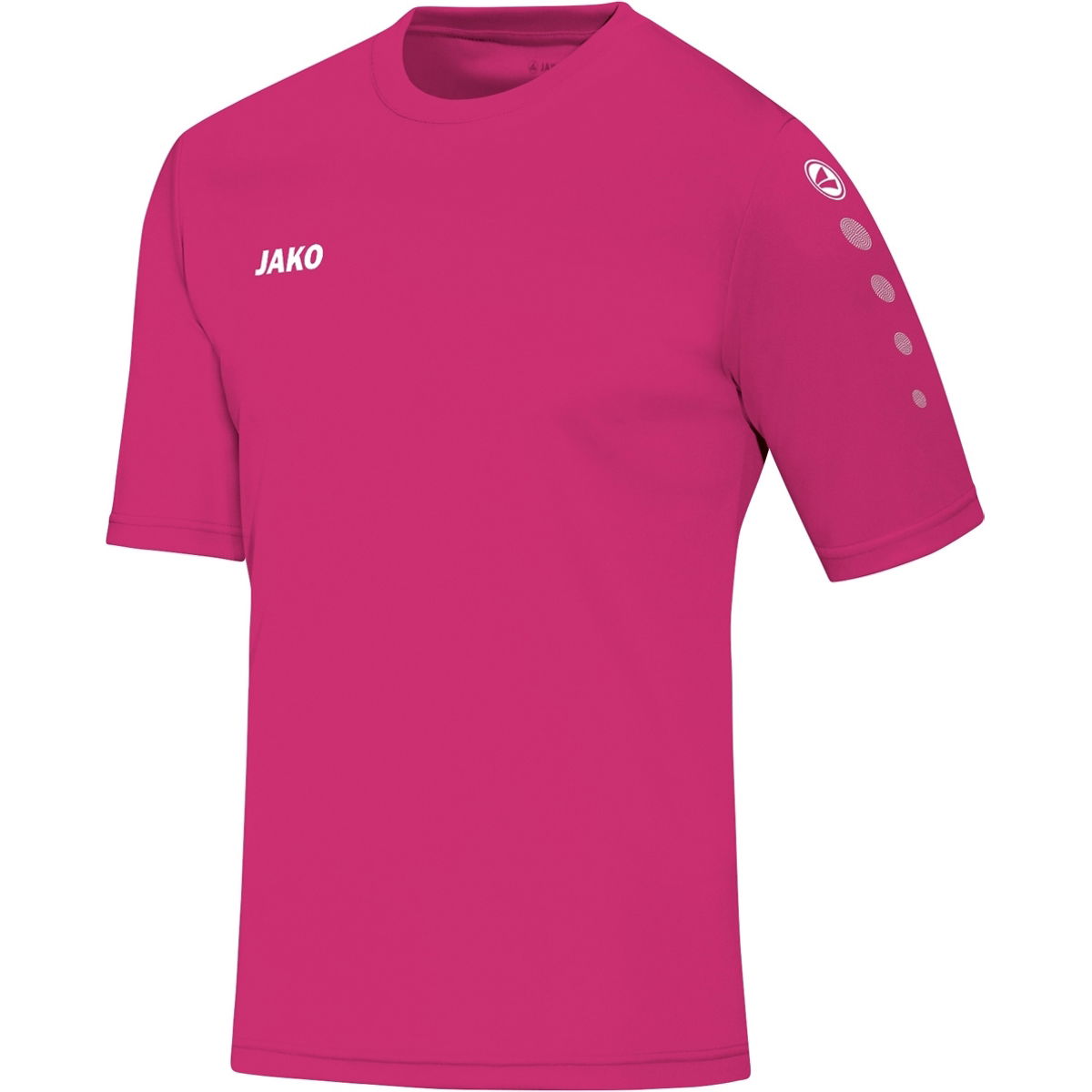 Jako Team Shirt Korte Mouw Voor Kinderen Deep Pink Teamswear