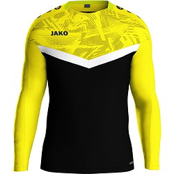 Jako Iconic Sweat Hommes - Noir / Jaune Tendre