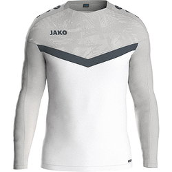 Jako Iconic Sweat Hommes - Blanc / Gris Tendre