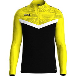 Jako Iconic Ziptop Hommes - Noir / Jaune Tendre