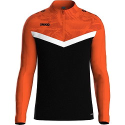 Jako Iconic Ziptop Hommes - Noir / Orange Fluo