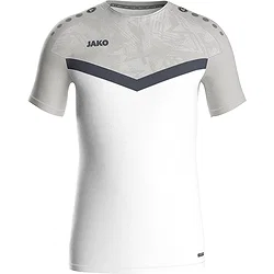 Jako Iconic T-Shirt Heren - Wit / Zachtgrijs