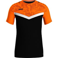 Jako Iconic T-Shirt Kinder - Schwarz / Neonorange