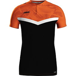 Jako Iconic Poloshirt Herren - Schwarz / Neonorange