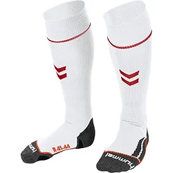 Hummel Primary Chaussettes De Football - Blanc / Rouge