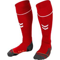 Hummel Primary Chaussettes De Football - Rouge / Blanc