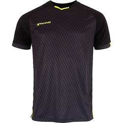 Stanno Volt Trikot Kurzarm Kinder - Schwarz / Anthrazit / Neongelb