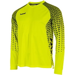 Hummel Orlando Maillot De Gardien Manches Longues Enfants - Jaune Fluo / Noir