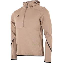 Stanno Plaza Hooded Half Zip Heren - Beige