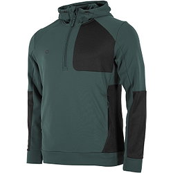 Stanno Plaza Hooded Half Zip Heren - Storm Grey