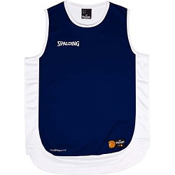 Spalding Hustle Basketbalshirt Kinderen - Marine / Wit