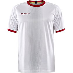 Craft Progress 2.0 Maillot Manches Courtes Hommes - Blanc / Bright Red