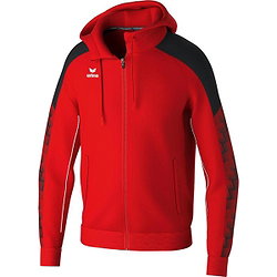 Erima Evo Star Veste D'entraînement À Capuche Hommes - Rouge / Noir