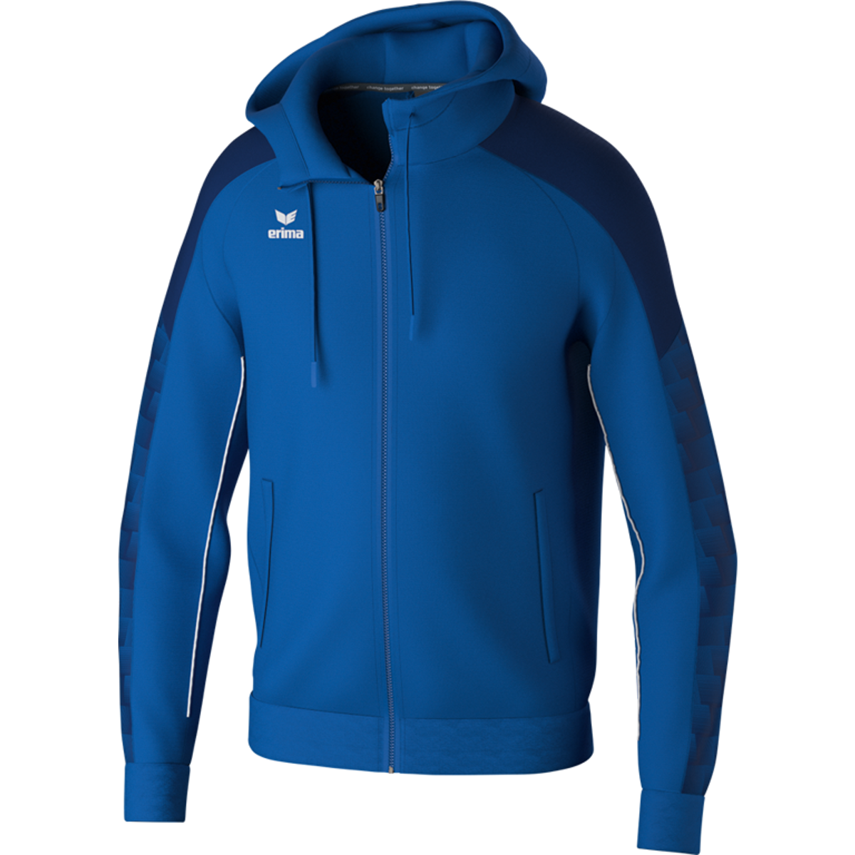 Erima Six Wings Trainingsjack Met Capuchon voor Heren | New Royal - New